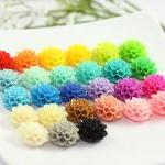 Dahlia / Mums Resin Cabochon..
