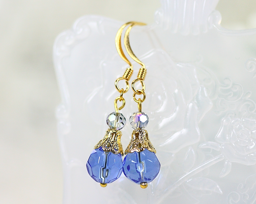 Blue Drops Earrings on Luulla